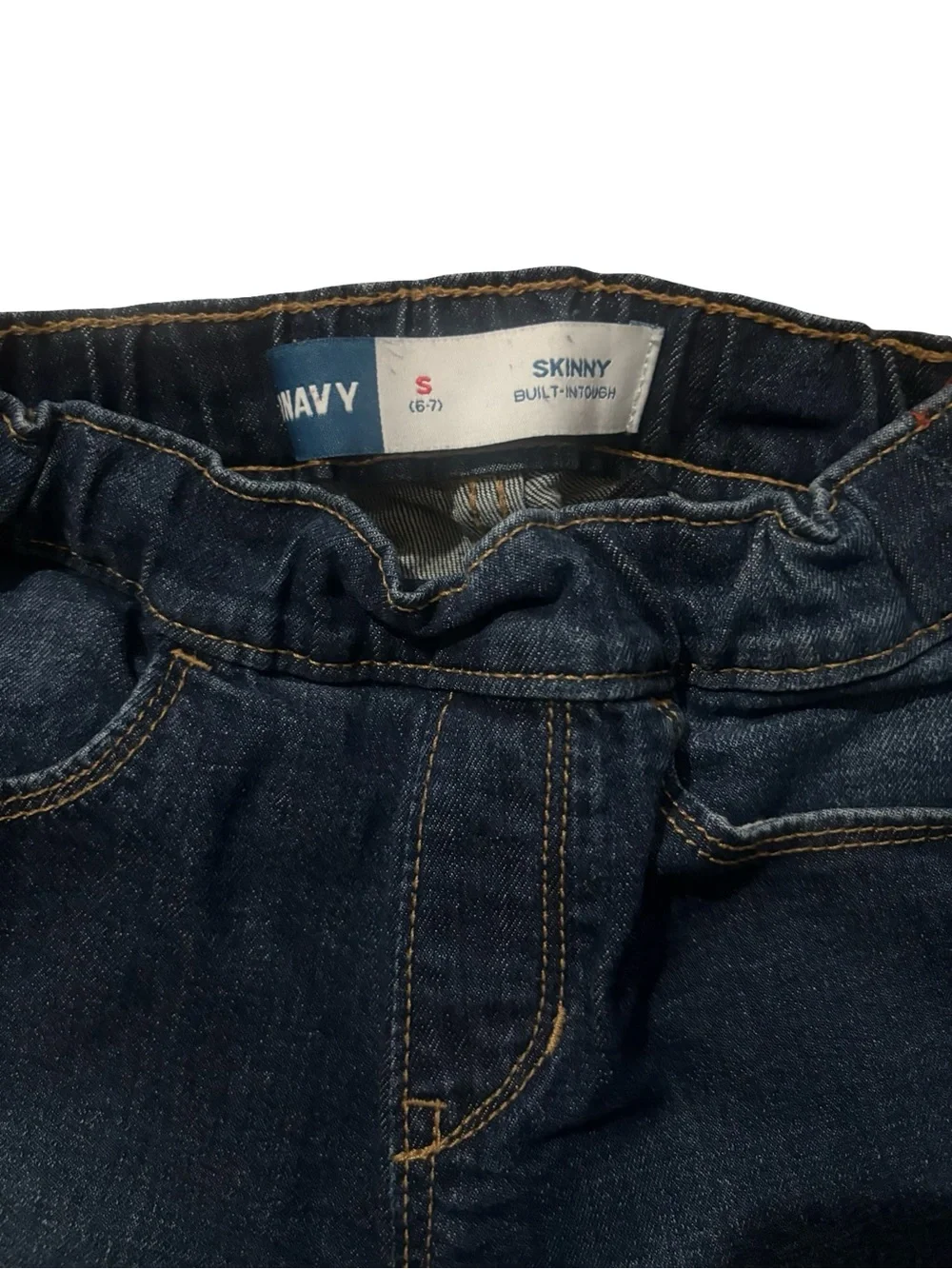 Old Navy Two-Tone Kids Jeans in Light Blue and Dark Blue